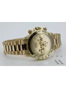 Goldene Herrenuhr Geneve ★ zlotychlopak.pl ★ Gold Reinheit 585 333 Niedriger Preis!