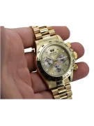 Gold men's watch Geneve ★ zlotychlopak.pl ★ Gold purity 585 333 Low Price!