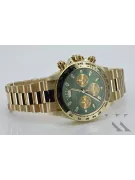 Gold men's watch Geneve ★ zlotychlopak.pl ★ Gold purity 585 333 Low Price!