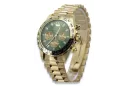 Gold men's watch Geneve ★ zlotychlopak.pl ★ Gold purity 585 333 Low Price!