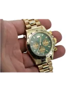 Gold men's watch Geneve ★ zlotychlopak.pl ★ Gold purity 585 333 Low Price!