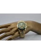 Gold men's watch Geneve ★ zlotychlopak.pl ★ Gold purity 585 333 Low Price!