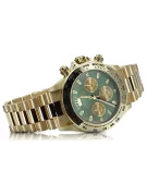 Gold men's watch Geneve ★ zlotychlopak.pl ★ Gold purity 585 333 Low Price!