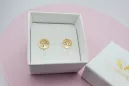 Boucles d’oreilles en or zlotychlopak.pl ★ Échantillon d’or ★ 585 333 Prix bas!