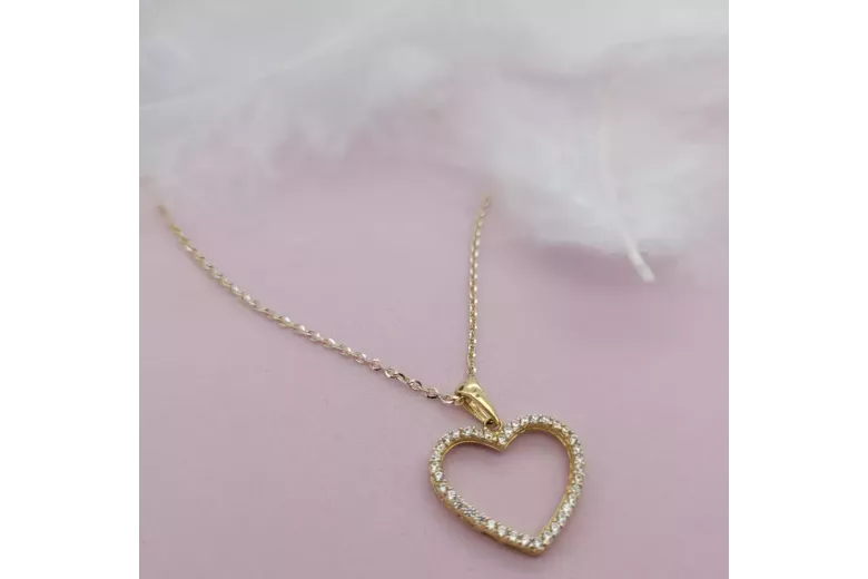 Pendentif pendentif en or ★ https://zlotychlopak.pl/fr/ ★ Poinçon d'or 585 333 petit prix