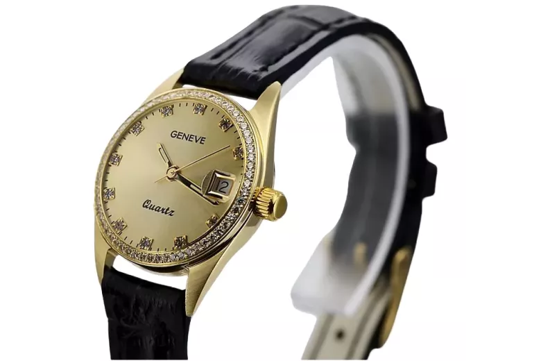 Gold ladies watch ★ zlotychlopak.pl ★ Gold purity 585 333 Low price!