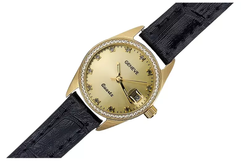 Montre femme en or ★ zlotychlopak.pl ★ Pureté de l&#39;or 585 333 Prix bas !