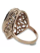 Russische sowjetische Rose 14k 585 Gold Alexandrit Rubin Smaragd Saphir Zirkon Ring vrc014