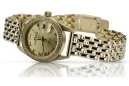 Gold men's watch Geneve ★ zlotychlopak.pl ★ Gold purity 585 333 Low Price!