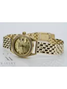 Gold men's watch Geneve ★ zlotychlopak.pl ★ Gold purity 585 333 Low Price!