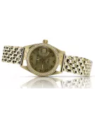 Gold men's watch Geneve ★ zlotychlopak.pl ★ Gold purity 585 333 Low Price!