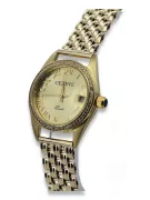 Gold men's watch Geneve ★ zlotychlopak.pl ★ Gold purity 585 333 Low Price!